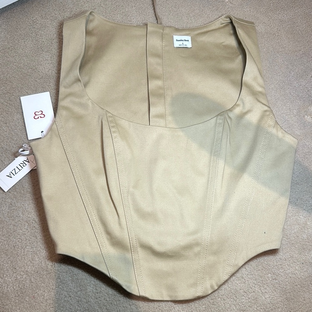 Aritzia Women's Tan Top